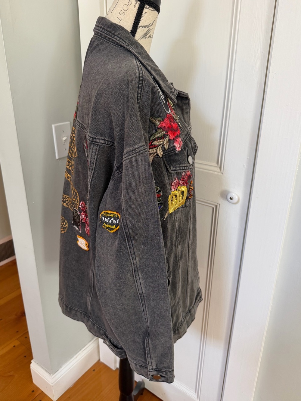 Custom Made Taylor Swift "Eras Tour" Jean Jacket. Women's Size: L. - Picture 4 of 14